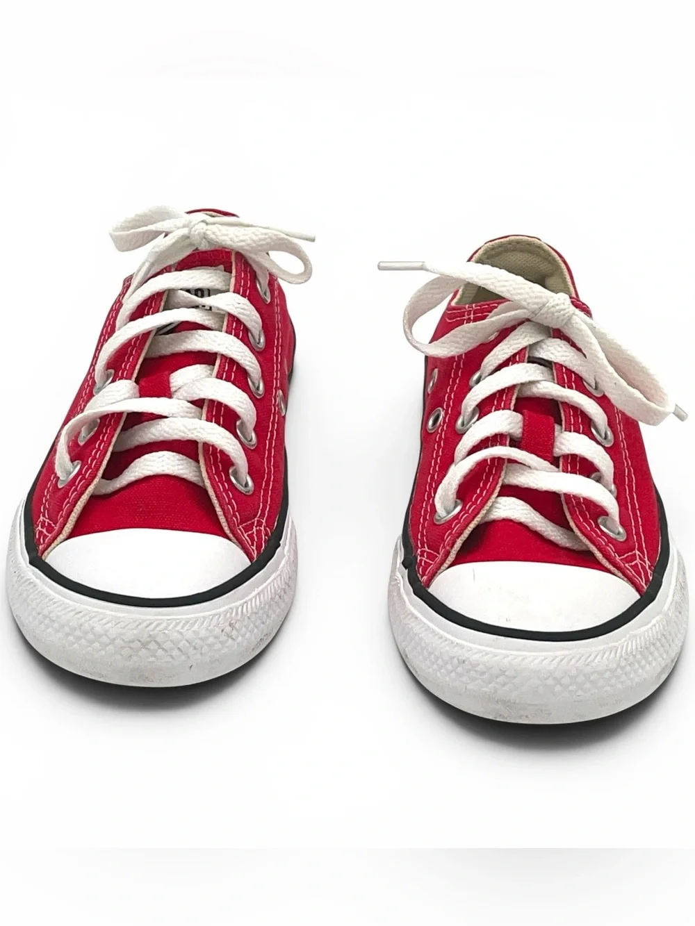 Converse Chuck Taylor All Star Low Top Sneakers Red Kids Size 13